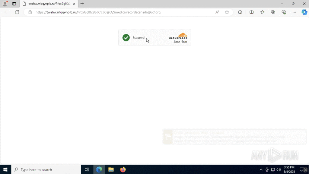 Wyzwanie CAPTCHA rozwiązane z użyciem technologii Automated Interactivity
