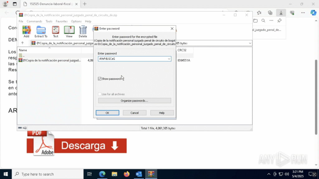 Wpisywanie hasła znajdującego się w treści wiadomości phishingowej